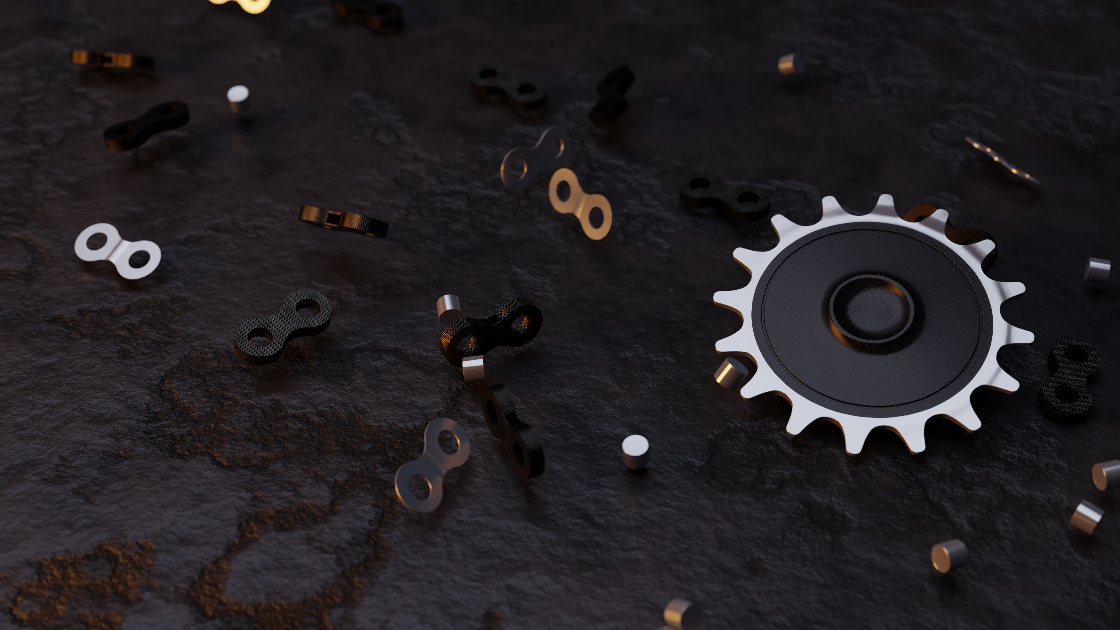 gear and chain render